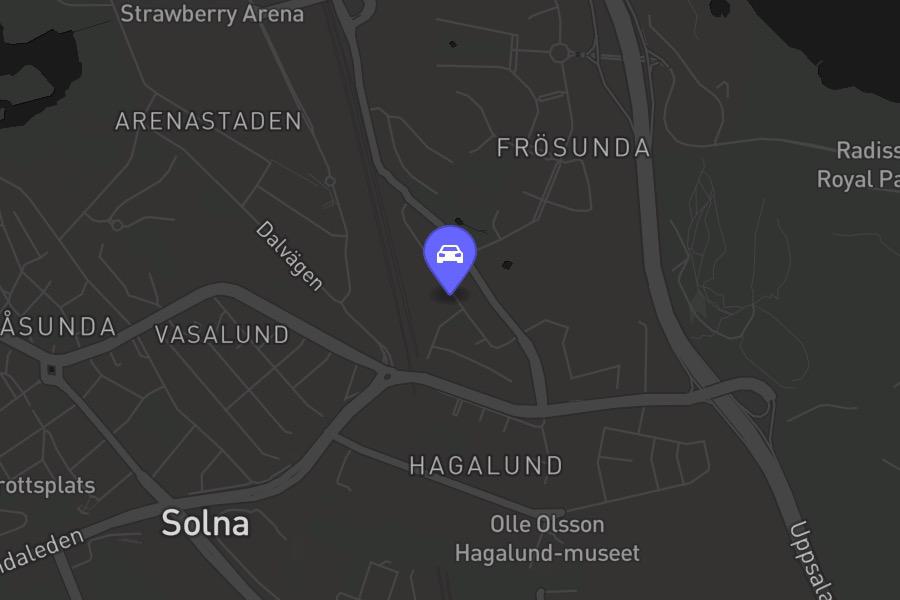 Solna karta pin